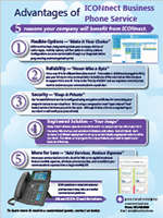 The ICONnect Business Phone Service - 5 Advantages Brochure.