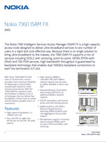 The Nokia 7360 ISAM FX-4, 8, 16 Brochure