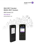 The Alcatel-Lucent 8262 DECT Handset User Manual