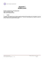 The Alcatel-Lucent Hosted Voice End User License Agreement pdf eula