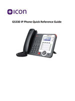 Picture of the GS330 IP Phone Quick Reference Guide​