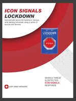The ICON Signals lockdown brochure.
