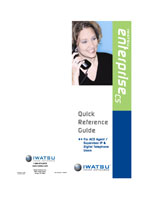 Picture of the Iwatsu ECS ACD Agent Quick Reference Guide