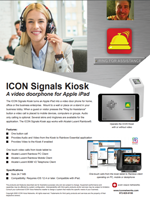 The ICON Signals kiosk app brochure.