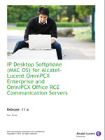 The Alcatel-Lucent IP Desktop Softphone for Mac OS User Manual