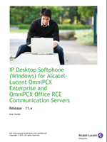 The Alcatel-Lucent IP Desktop Softphone for Microsoft Windows User Manual