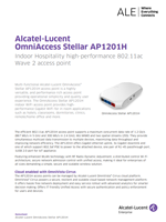 The Alcatel-Lucent OmniAccess Stellar AP1201H brochure
