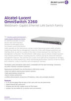 The Alcatel-Lucent OmniSwitch 2260 brochure.