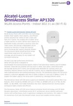 OmniAccess Stellar AP1320 Brochure