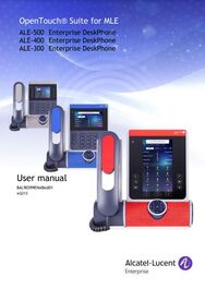 The Alcatel-Lucent ALE-300, ALE-400, ALE-500 Enterprise DeskPhone User Manual