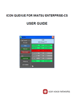 Picture of the ICON QueVue user manual.
