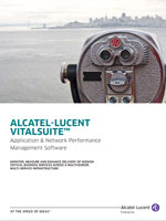 The Alcatel-Lucent VitalSuite Performance Management Software brochure.